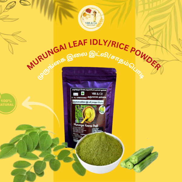 Drumstick Leaf Idli/Sadam Podi (முருங்கை இலை இட்லி/சாதம் பொடி)